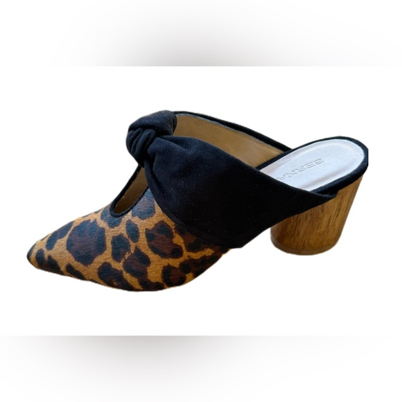 BERNARDO Finley Leopard-Print Slide Mules BRAND NEW Size 8 - Picture 8 of 11